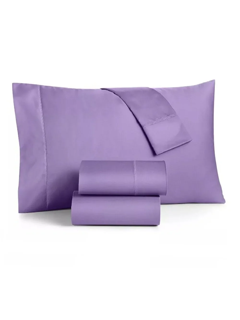 brand new AMETHYST PURPLE Charter Club 550 TC 100% Supima Cotton FULL Sheet Set